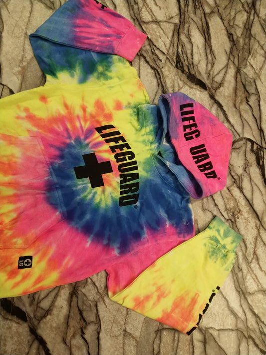 Lifeguard Hoodie Tie Die