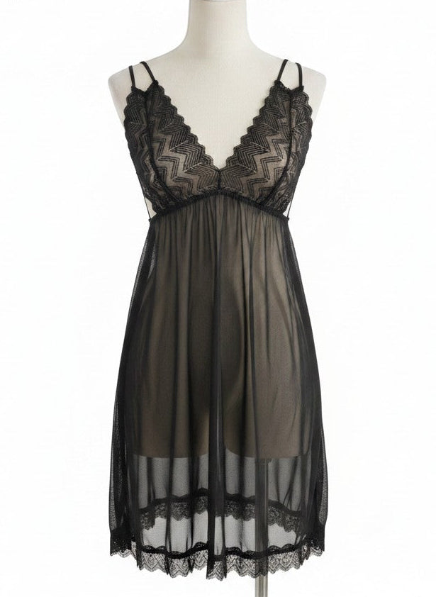 SILKY NIGHTS Short Lingerie